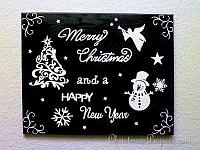 Faux Chalkboard Christmas Sign 