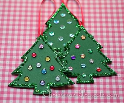 Christmas Ornament Craft - Fun Foam Tree