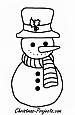 Snowman Coloring Book Page 75